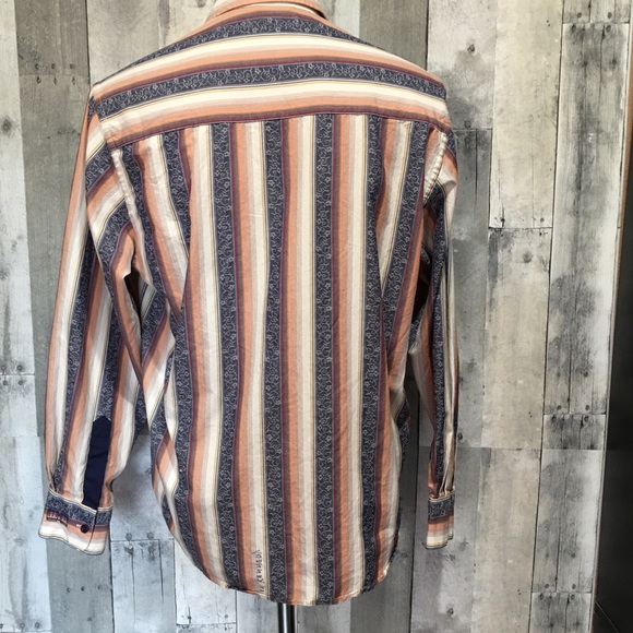 Sobrino - Mens Long Sleeve Button Up Medium Shirt - Picture 6 of 8